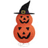 34" Pop-up Jack-O-Lanterns with Witch's Hat Outdoor Halloween Decoration