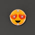 LED Heart Eyes Emoji Flashing Body Light Lapel Pins