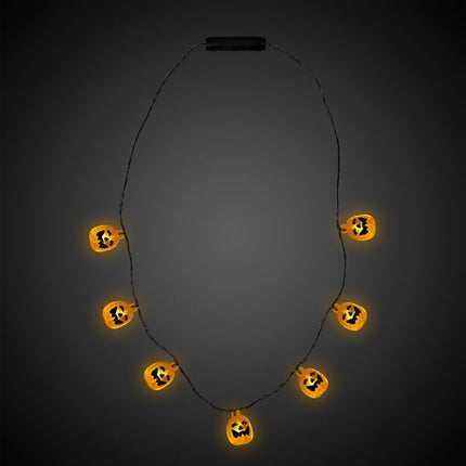 Pumpkin LED Light Up Necklace