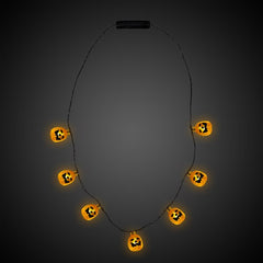 Pumpkin LED Light Up Necklace