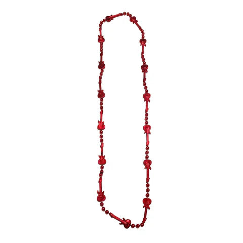 36 Inch Guitar Bead Necklace - Assorted Colors