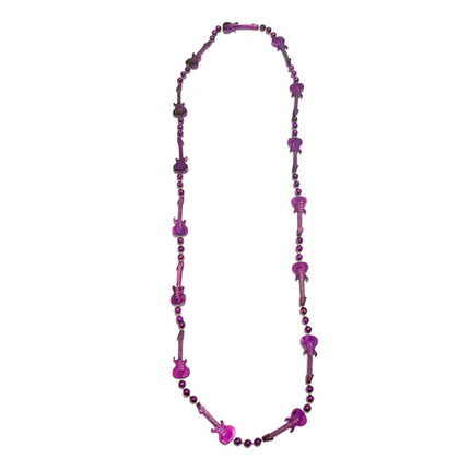 36 Inch Guitar Beaded Necklace - Assorted Colors