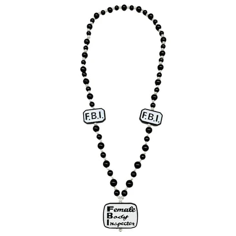 36 Inches F.B.I. Bead Necklace