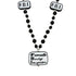 36 Inches F.B.I. Beaded Necklace