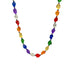 38 Inches Acrylic Rainbow Infiniti Stone Bead Necklace