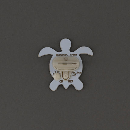Sea Turtle Flashing Body Light Lapel Pins