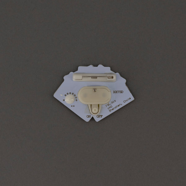 Royal Flush Flashing Body Light Lapel Pins