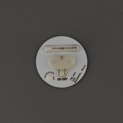 LED Light UP Classic Smile Emoji Face Blinking Pins