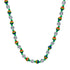 40 Inches12MM Rainbow & Facet Beads Necklace
