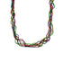 42 Inches 6mm Rainbow Colors Braided Bead Necklaces