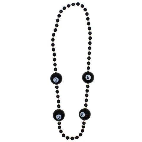 42 Inches 8 Ball Beaded Necklace