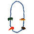 42 Inches Crab, Fish, Shrimp & Clam Beaded Necklace