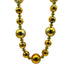 44 Inches 20/40/60mm Beaded Gold Globe Necklace