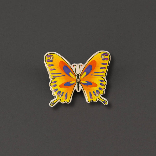 Mood Butterfly Flashing Body Light Lapel Pins