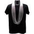 48 Inches 10mm Round Pearl White Mardi Gras Beads - Pack of 12 Necklaces