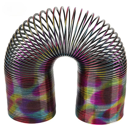 6" Super Long Metallic Rainbow Coil Spring