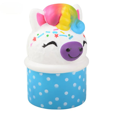 10" Jumbo Squish Unicorn Ice Cream Scoop