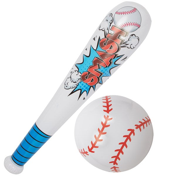 LED Inflatable Baseball & Bat Set | PartyGlowz.com