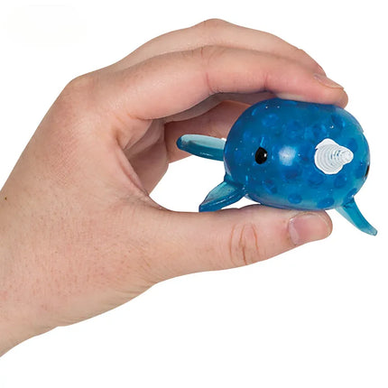 3.33" Squeezy Bead Narwhal