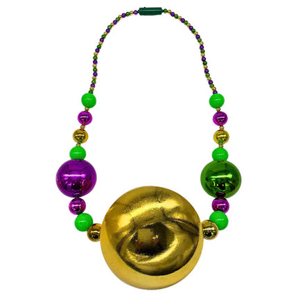 50 Inches LED Light Up Big Ball Bead Necklace