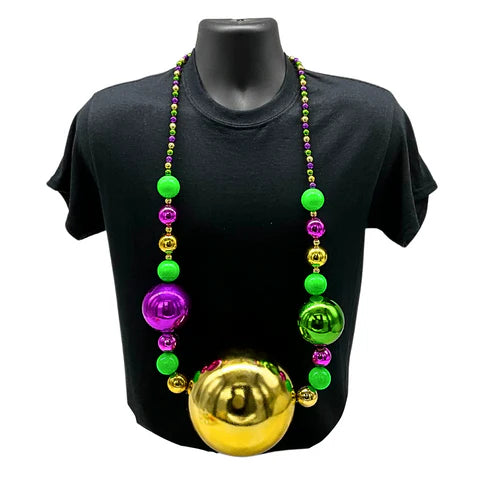50 Inches Light Up Big Ball Beaded Necklace