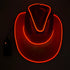 EL WIRE Light Up Iridescent Space Neon Red Cowboy Hat | PartyGlowz