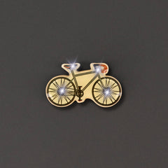 Bicycle Flashing Body Light Lapel Pins