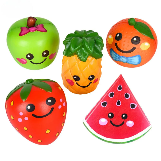 6" Squish Fruit - Pack of 12