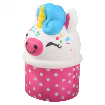 10" Jumbo Squish Unicorn Ice Cream Scoop