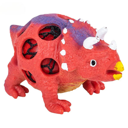 4" Mesh Squeeze Dinosaur