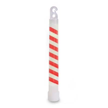 6" Candy Cane Glow Sticks - Pack of 25 Sticks