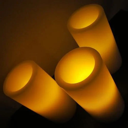 6 Inch LED Flameless Pillar Candles