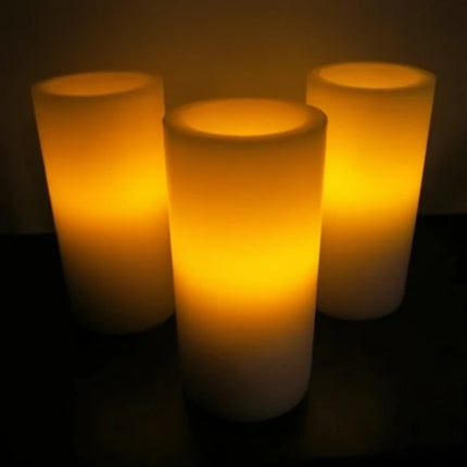 6 Inch LED Flameless Pillar Candles