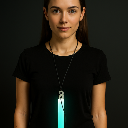 6 Inch Premium Aqua Glow Sticks With Lanyards