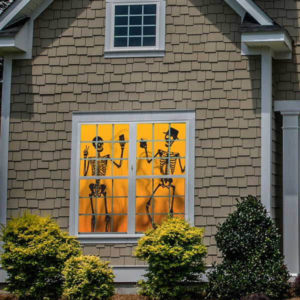 Skeleton Window Selfie Backdrop