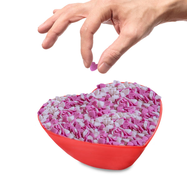 7 Oz Red Heart-Shaped Bowl