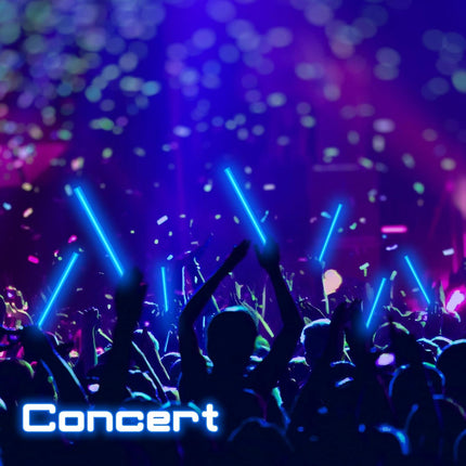 15 Inch Premium Blue Big Glow Sticks - Pack of 5