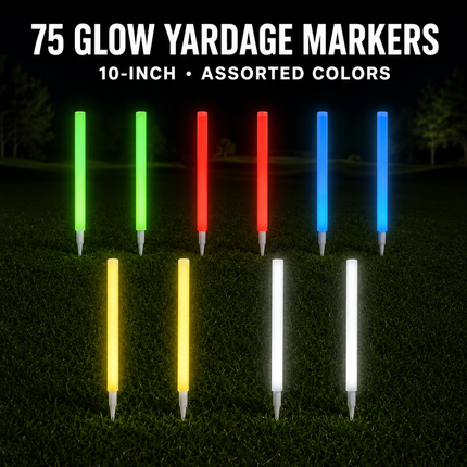 75 Assorted Glow Yardage Markers