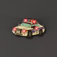 LED Police Car Flashing Body Light Lapel Pins