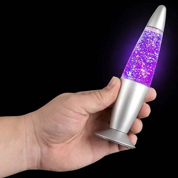 7 Inch Novelty Glitter Lamp