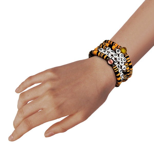 Halloween Friendship Bracelets Retail Hanging Display - 24 Per Pack