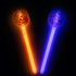 8 1/4" Halloween Colors Plastic Glow Wands - 12 Per Pack