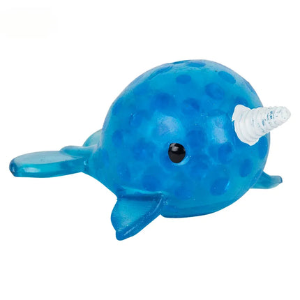 3.33" Squeezy Bead Narwhal