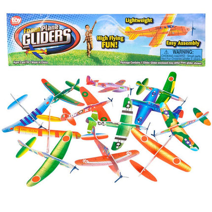8" Assorted Glider Planes