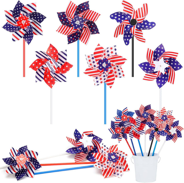 Patriotic Pinwheels - 36 Per Pack