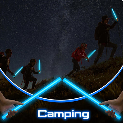 15 Inch Premium Blue Big Glow Sticks - Pack of 5