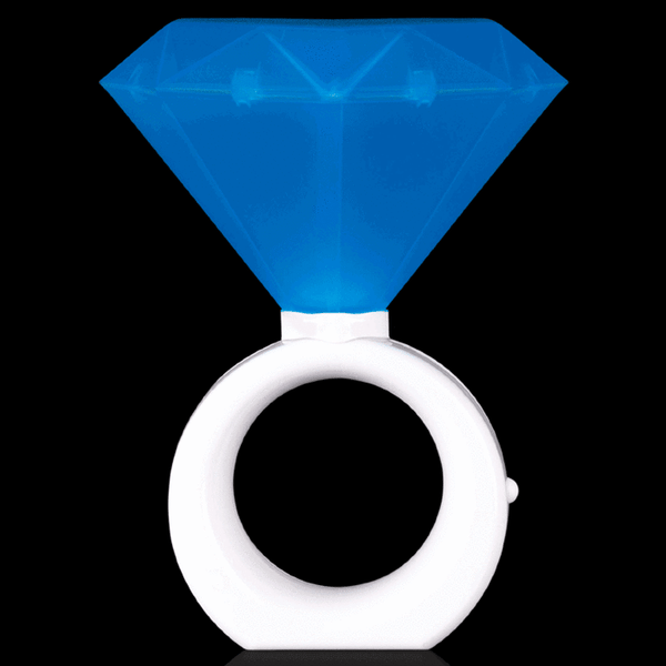 8 Blue LED Diamond Ring Lights
