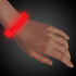 9 Inch Red Triple Wide Glow Wristbands - 25 Bracelets