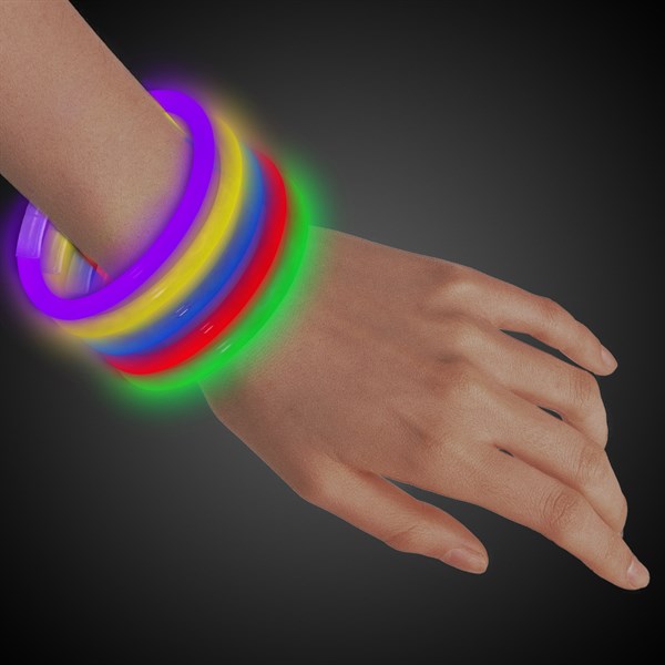 Assorted 9 Inches Glow Bracelets
