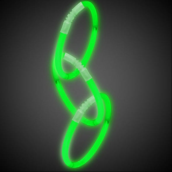 Green 9 Inch Glow Bracelets